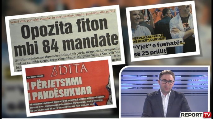 Report TV - "Shtypi i Ditës dhe Ju", ja çfarë shkruajnë gazetat për sot e mërkurë 9 shtator 2020