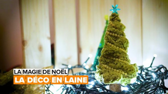 Déco d'hiver : faites des ornements en laine pour Noël