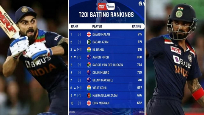 ICC T20 Rankings : Virat Kohli, Kl Rahul Jumps One Position After Series Win Ind Vs Aus