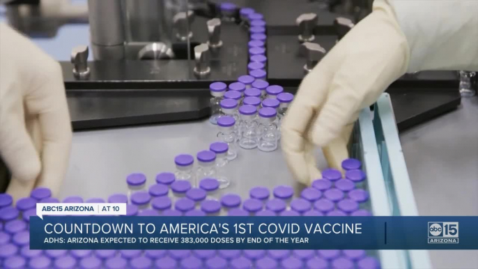 Arizona expected to receive 383,000 coronavirus vaccine doses by end of year