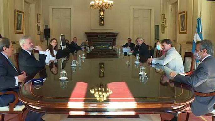 Reunión de Alberto Fernández con el Consejo Consultivo