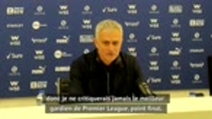 Tottenham - Mourinho : "Lloris est le meilleur gardien de Premier League"