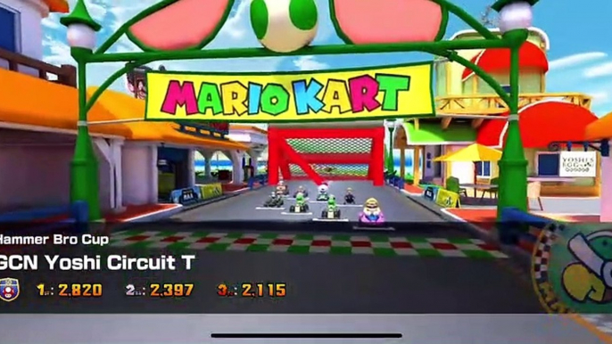 Mario Kart Tour - Yoshi Circuit T Gameplay