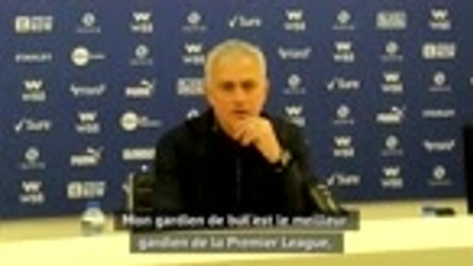 Tottenham - Mourinho : "Lloris est le meilleur gardien de Premier League"