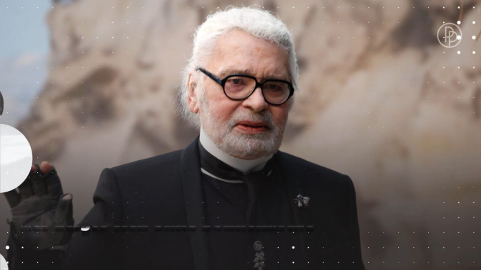 Seltenes Bild: Hier ist Karl Lagerfeld ohne Sonnenbrille zu sehen