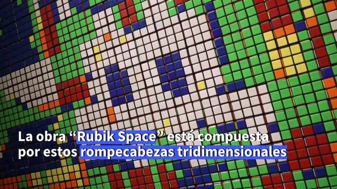 Arte hecho con cubos Rubik