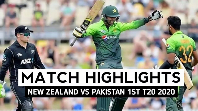 New Zealand vs Pakistan 1st T20 2020 Full Match Highlights - cricket highlights 2