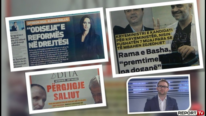 Report TV - "Shtypi i Ditës dhe Ju", ja çfarë shkruajnë gazetat për sot e mërkurë 30 shtator 2020