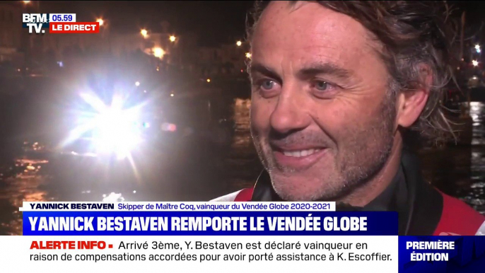 Yannick Bestaven, vainqueur du Vendée Globe: "J'ai l'impression de vivre un rêve, d'halluciner"