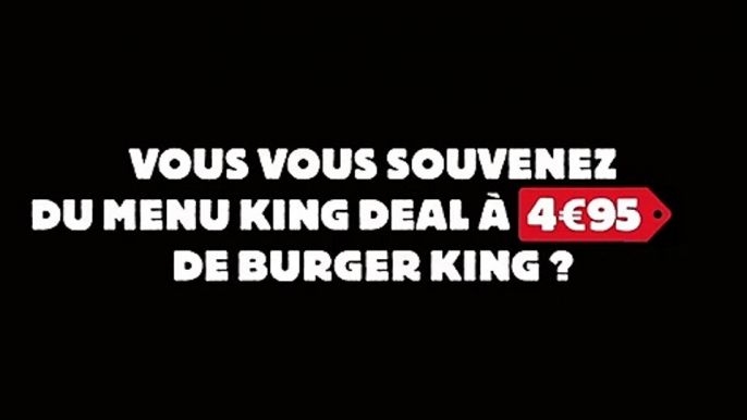 Burger King : ce nouveau burger dans un menu à prix MINI va faire sensation !