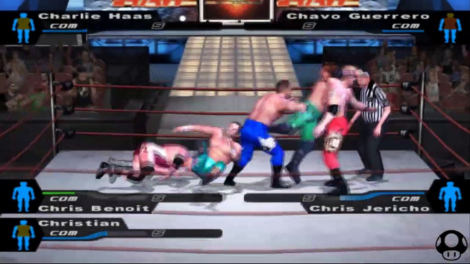 Here Comes the Pain Charlie Haas vs Chavo Guerrero vs Chris Benoit vs Chris Jericho vs Christian