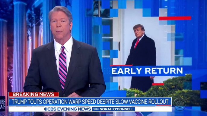 Trump touts Operation Warp Speed despite slow vaccine rollout