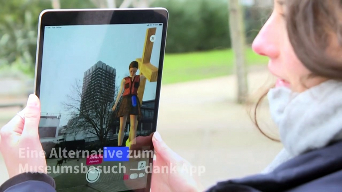 Kunst im Lockdown: Augmented-Reality-Ausstellung in London