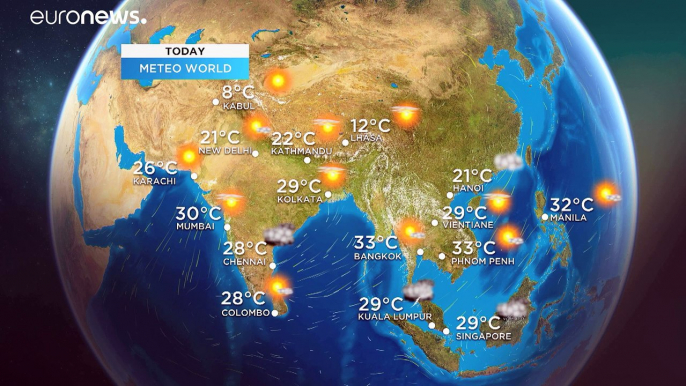 Africanews world weather today 06/01/2021