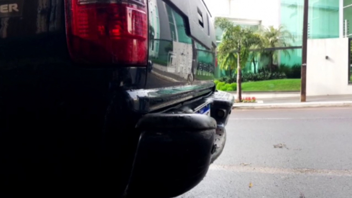 Colisão traseira é registrada na Rua da Lapa; Motoristas reclamam da falta de sinalização em lombada