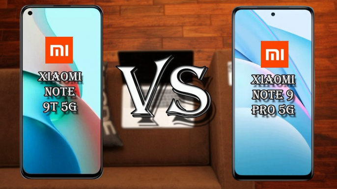 XIAOMI REDMI NOTE 9T 5G VS XIAOMI REDMI NOTE 9 PRO 5G