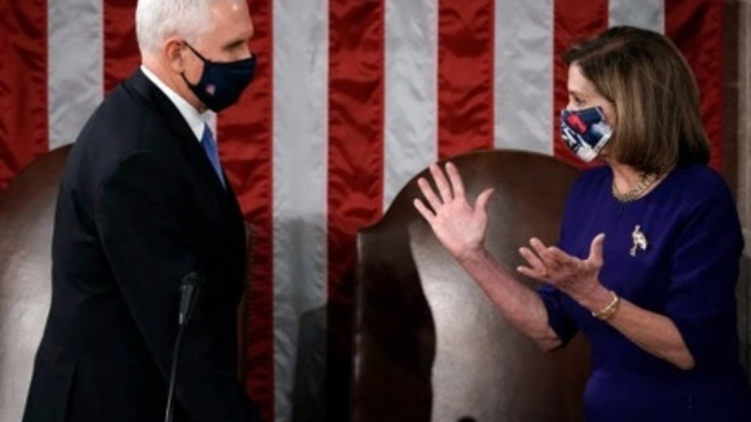 Nancy Pelosi Calls on Mike Pence to Remove Donald Trump From Office