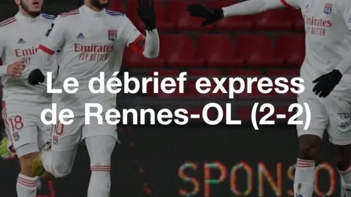 Ligue 1: Le débrief express de Rennes OL (2-2)