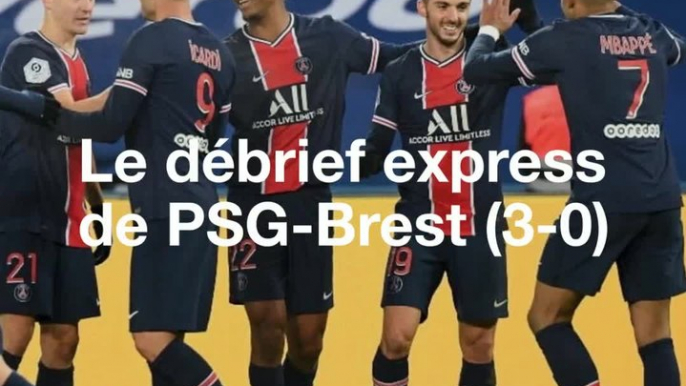 Ligue 1: Le débrief express de PSG-Brest (3-0)