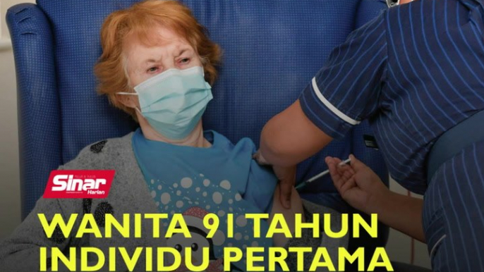 Wanita 91 tahun individu pertama di dunia disuntik vaksin Covid-19