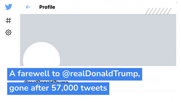 A farewell to @realDonaldTrump, gone after 57,000 tweets, and other top stories in technology from January 11, 2021.