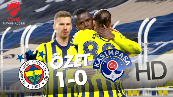 Fenerbahçe - Kasımpaşa Ziraat Türkiye Kupası Son 16 Turu Maçının Özeti