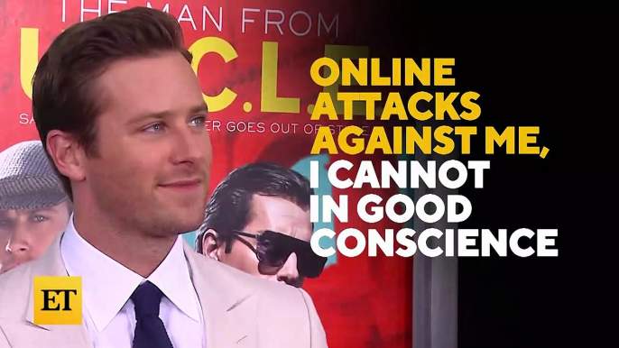 Armie Hammer Breaks His Silence Regarding Online Social Media Allegations