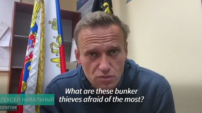 Navalny calls for Russians to 'take to the streets'