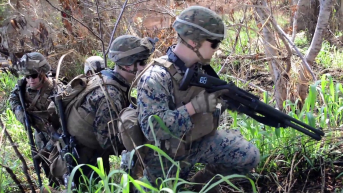 U.S Marines • Combat Engineers • Door Breaching Training