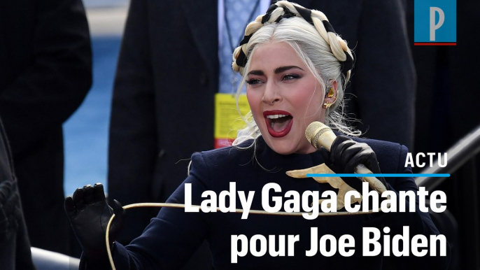 Investiture de Joe Biden : Lady Gaga interprète l'hymne national américain