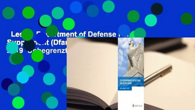 Lesen  Department of Defense Far Supplement (Dfars): As of January 1, 2019  Unbegrenzt