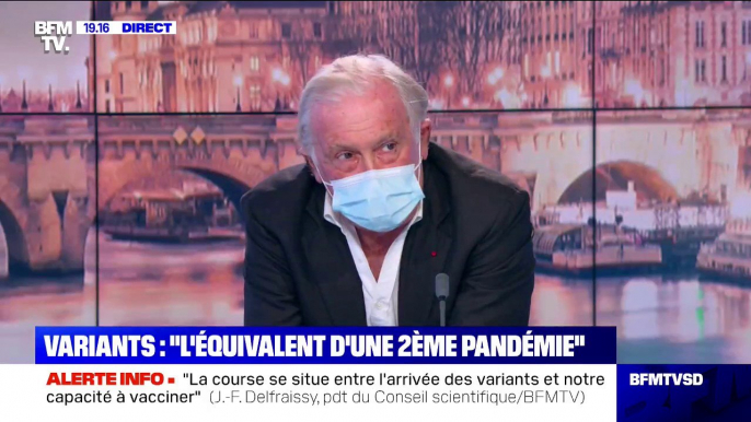 Jean-François Delfraissy: "Nous n'aurons pas vacciné l'ensemble des Français pour l'été"