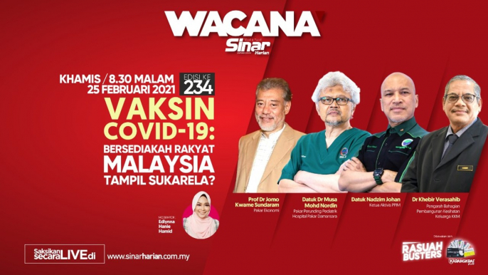 [LIVE] Vaksin Covid-19: Bersediakah rakyat Malaysia tampil sukarela?