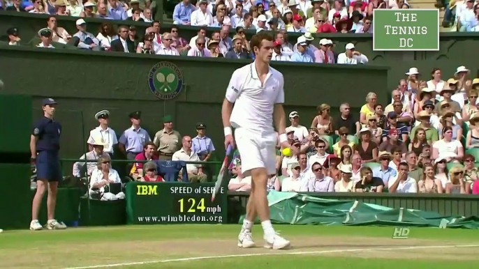 Andy Murray v. Andy Roddick | 2009 Wimbledon SF Highlights