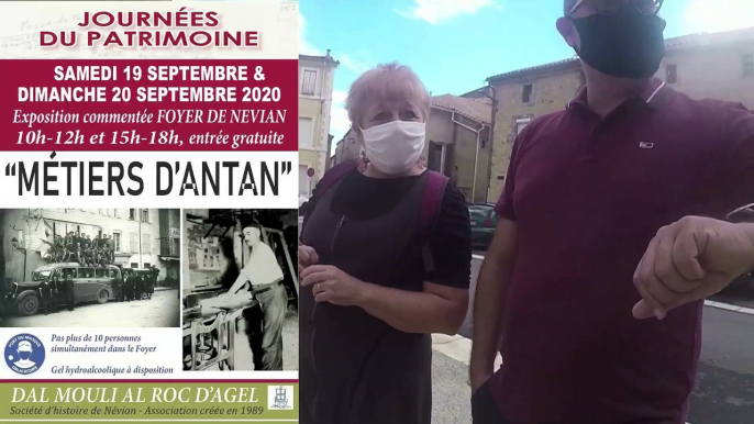 20210201 Film des Journées du Patrimoine LES MÉTIERS D'ANTAN des 19 et 20 Septembre  2020