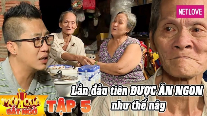 Món Quà Bất Ngờ - Tập 05: Chất đầy ve chai trong nhà, ông bà khóc vì lần đầu được ăn ngon như vậy