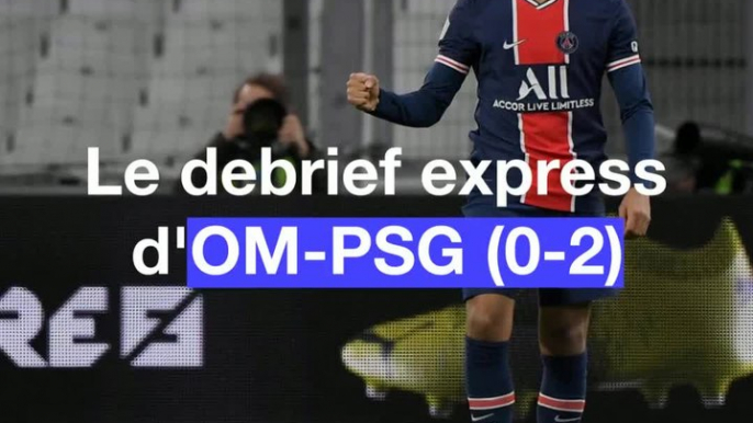 Ligue 1: Le debrief express d'OM-PSG (0-2)