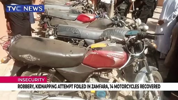 Robbery, kidnapping attempt foiled in Zamfara, 14 motorcycles recovered