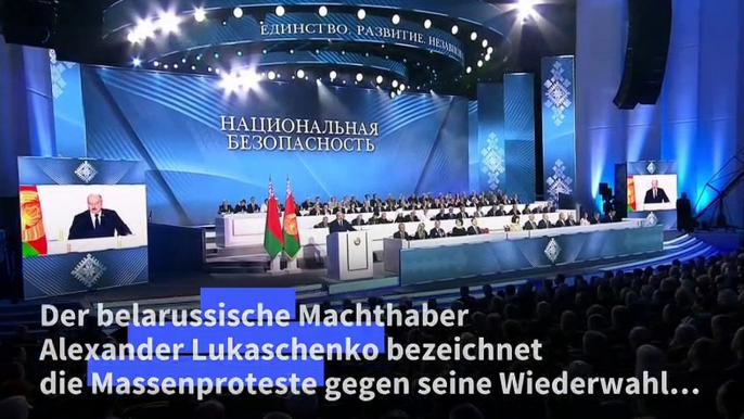 Lukaschenko: "Ich werde mein Land niemandem überlassen"