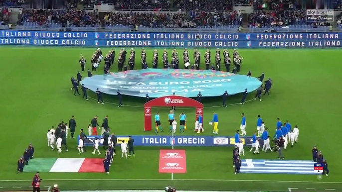 European Qualifiers 2020  - Italy v Greece - 1.Half