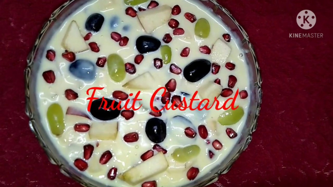 10 Minute Recipe/ Fruit Custard Recipe/ Custard Recipe/ Fruit Salad with Custard/ Easy Dessert/ How to make fruit Custard/ Fruit Custard kaise banate hai/ Easy fruit Custard banane ka tarika/ 10 minute dessert/ Quick and easy dessert recipe/