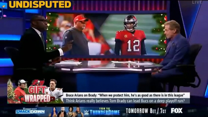 UNDISPUTED - Skip insists Tom Brady & Bucs will make playoffs if they beat Lions this weekend