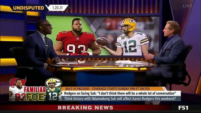 UNDISPUTED - Shannon Beating Brady would help Aaron Rodgers' GOAT case!!   Packers vs Bucs Sunday