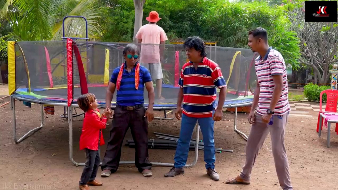 छोटू दादा की जंपिंग  CHOTU DADA JUMPING WALA  Khandesh Hindi Comedy  Chotu Dada Comedy Video