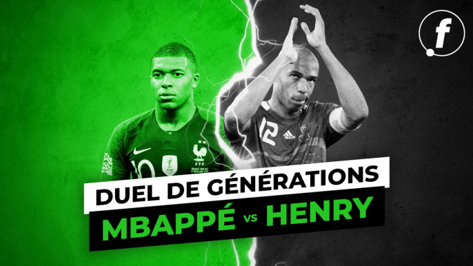 Duel de générations : Kylian Mbappé  vs Thierry Henry