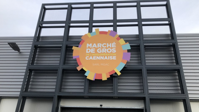 Nouveau marché de gros de l'agglomération caennaise Caen Soliers Calvados