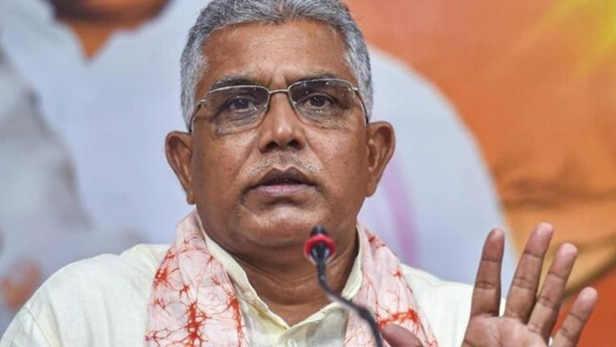 Bengal BJP chief Dilip Ghosh's convoy attacked; TMC party office vandalised