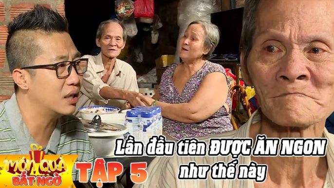 Món Quà Bất Ngờ #5 I CHẤT ĐẦY VE CHAI trong nhà, ông bà BẬT KHÓC vì lần đầu ĐƯỢC ĂN NGON như vậy