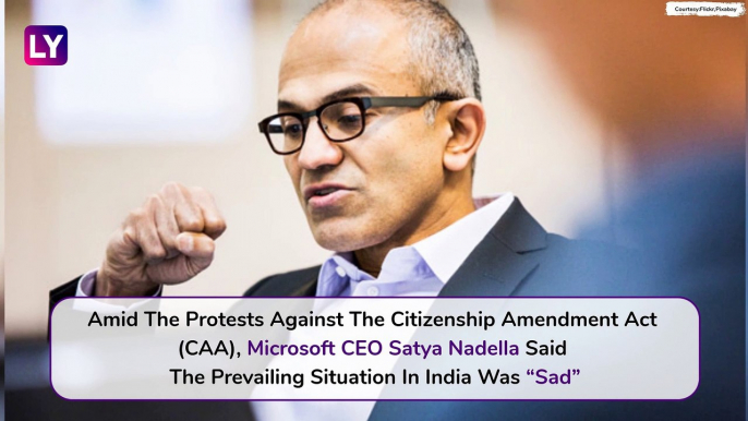 Satya Nadella, Microsoft CEO On CAA And Immigration: I Think Whats Happening Is Sad