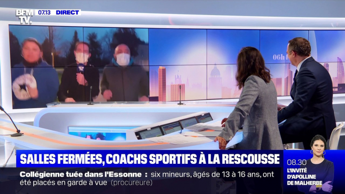 Salles fermées, coachs sportifs à la rescousse - 24/02